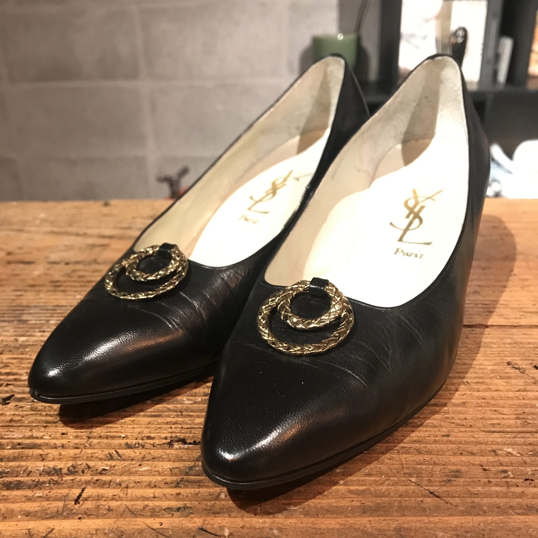 Saint Laurent】22AW ローファー《LE LOAFER》パール YSLロゴ